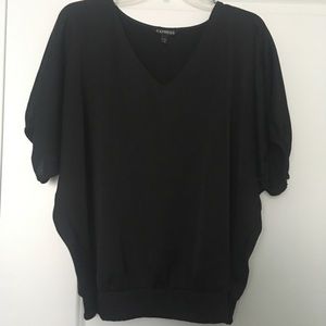 Black Express top with Dolman Sleeve